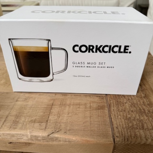 Corkcicle Glass Mug Set - Clear - Picture 4 of 4
